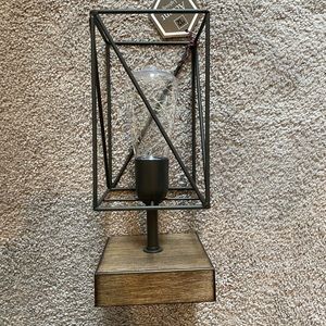 Rustic decorative battery operated lamp
